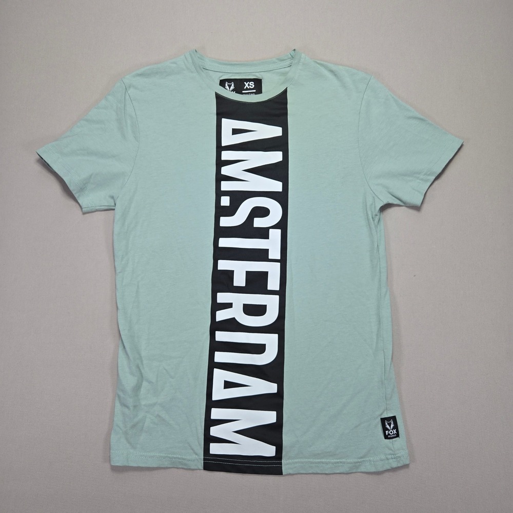 FOX Originals Amsterdam Graphic Tee Casual‎ Short Sleeve Top XS
